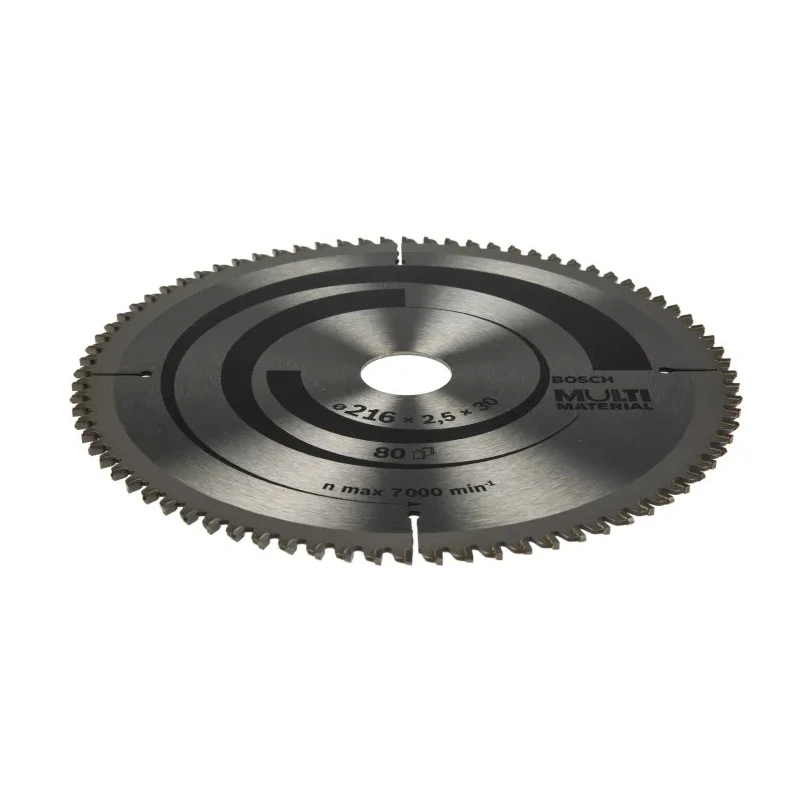 Bosch Circular Saw Blade 216mm Diameter, 80 Teeth Tungsten Carbide, Copper Aluminium Brass Cutting 2608640447