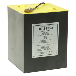 Wolf Safety Portable LED Hazard Warning Lantern Battery 4 Ah Capacity HL-3155X
