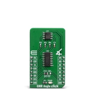 MikroElektronika Sensor Development Tool GMR Angle Click Development Kit 360° Angle Sensor with Auto Calibration MIKROE-3815