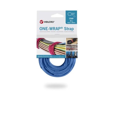 VELCRO® Aqua Reclosable Fastener 20mm Width x 200mm Length Loop Type Polypropylene Polyamide VEL-OW64510