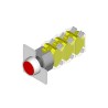 EAO 04 Series Black Momentary Push Button Head, 22.5 mm Cutout, IP65 0704.012.0.