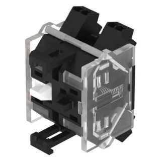 EAO Contact Block, 250V, 1 NO/1 NC, Push-in Terminal, 6A Current Rating 704.917.5