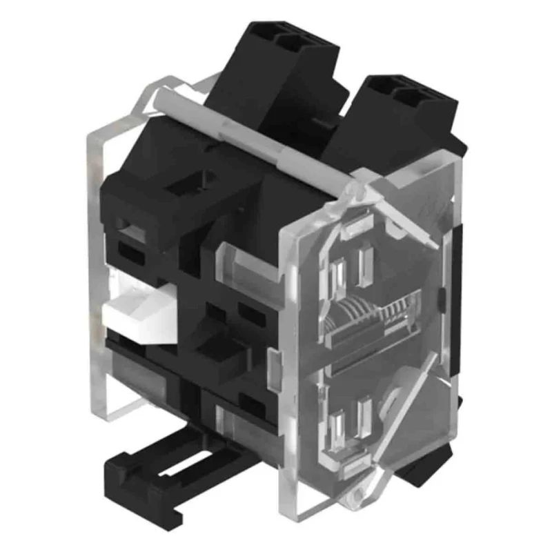 EAO Contact Block, 250V, 1 NO/1 NC, Push-in Terminal, 6A Current Rating 704.917.5