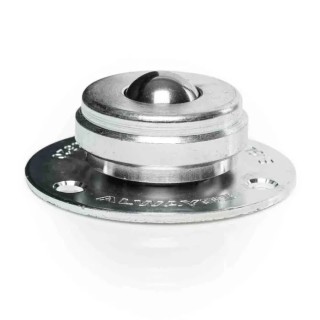 ALWAYSE Ball Transfer Unit with 19 mm Diameter 420 Stainless Steel, 3-Hole Flange Mount, Max Load 120kg 0520SET