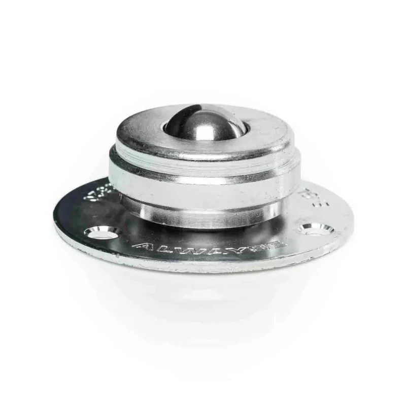 ALWAYSE Ball Transfer Unit with 19 mm Diameter 420 Stainless Steel, 3-Hole Flange Mount, Max Load 120kg 0520SET