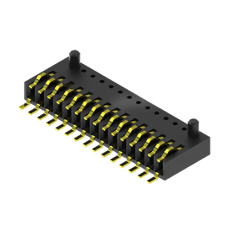 Samtec SEI Series Straight Surface PCB Socket, 20-Contact, 1 Row, 1 mm Pitch, Screw Termination, Liquid SEI-120-02-G-S-AB