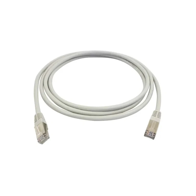 RS PRO Cat6 Ethernet Cable 3 m Grey RJ45 Male to RJ45 Male F/UTP PVC 201-0532