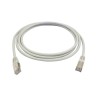 RS PRO Cat6 Ethernet Cable 3 m Grey RJ45 Male to RJ45 Male F/UTP PVC 201-0532