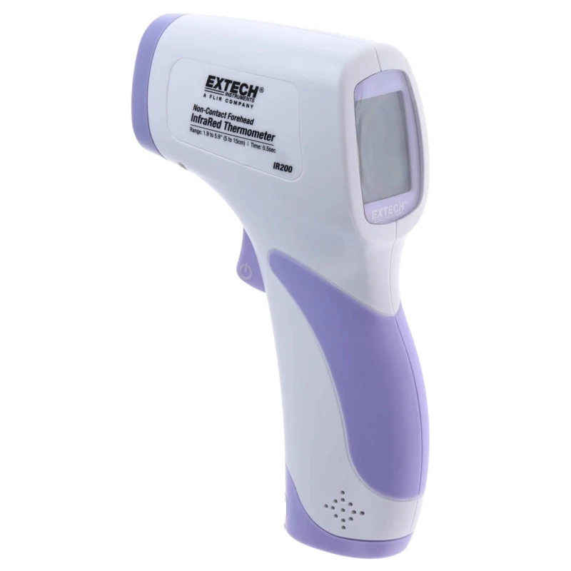 Extech Infrared Thermometer 32 °C Min, 42.5 °C Max, ±0.3°C Accuracy, Body Measurement IR200