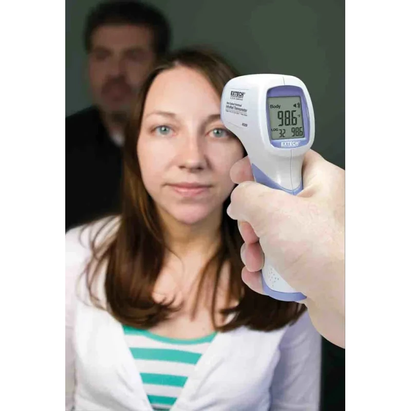 Extech Infrared Thermometer 32 °C Min, 42.5 °C Max, ±0.3°C Accuracy, Body Measurement IR200