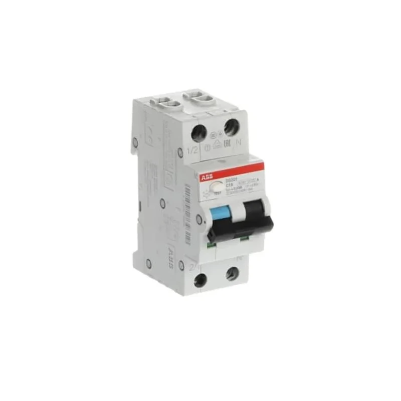 ABB Residual Current Circuit Breaker with Overload Protection 16A, 2-Pole, 30mA Trip 2CSR255180R1164 DS201 C16 A30