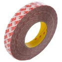 3M Clear Double Sided Plastic Tape Polypropylene Backing 25mm x 50m GPT-020F 25X50 GPT -020F 25X50