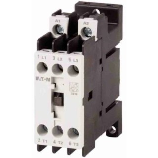 Eaton DILMT Contactor 24V AC Coil, 3-Pole, 9 A, 4 kW Power Rating, 3 NO Contacts, 660V Model 197614 DILMT9(24V50/60HZ)