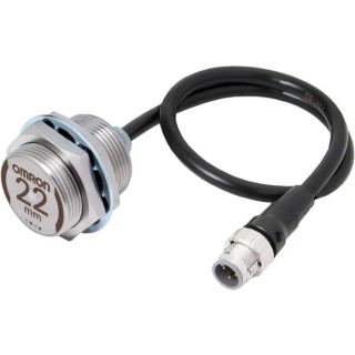 Omron Inductive Proximity Sensor M30 x 1.5 Threaded Barrel PNP 30 V DC 22 mm Detection E2EW-X22B1T30-M1TJ 0.3M