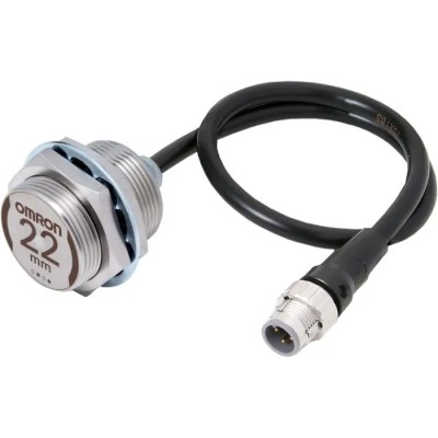 Omron Inductive Proximity Sensor M30 x 1.5 Threaded Barrel PNP 30 V DC 22 mm Detection E2EW-X22B1T30-M1TJ 0.3M