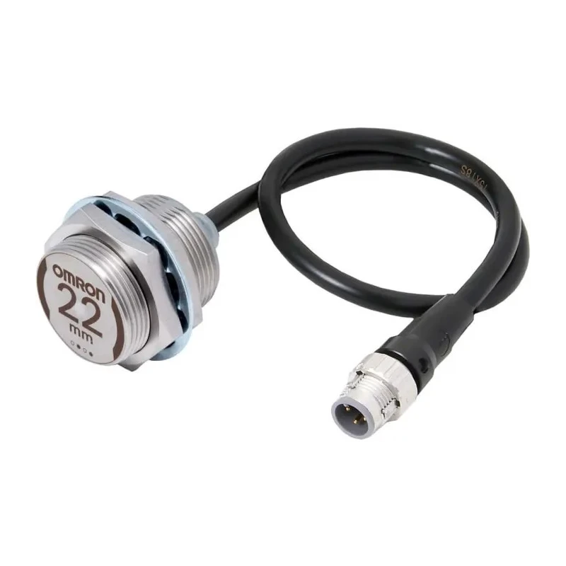 Omron Inductive Proximity Sensor M30 x 1.5 Threaded Barrel PNP 30 V DC 22 mm Detection E2EW-X22B1T30-M1TJ 0.3M