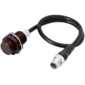 Omron Threaded Barrel Inductive Proximity Sensor M18 x 1, 30mm Length, PNP Output, 30 V DC, 200mA E2EW-QX12B3T18-M1TJ 0.3M
