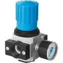 Festo D Series Pneumatic Regulator G 1/4 Port Connection, Die Cast Zinc, Nitrile Rubber, Max Pressure 16 bar LR-1/4-D-MINI
