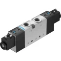 Festo Solenoid Valve 5/3 Closed Electric Manifold Mount Die Cast Aluminium Body 24V VUVS-L25-P53C-MD-G14-F8-1B2