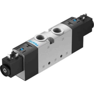Festo Solenoid Valve 5/3 Closed Electric Manifold Mount Die Cast Aluminium Body 24V VUVS-L25-P53C-MD-G14-F8-1B2