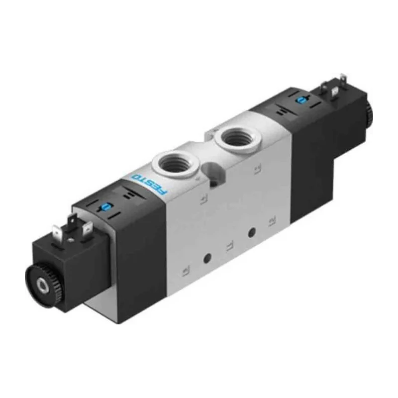 Festo Solenoid Valve 5/3 Closed Electric Manifold Mount Die Cast Aluminium Body 24V VUVS-L25-P53C-MD-G14-F8-1B2