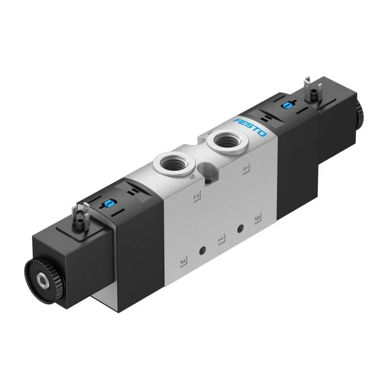 Festo Solenoid Valve 5/3 Closed Electric Manifold Mount Die Cast Aluminium Body 24V VUVS-L25-P53C-MD-G14-F8-1B2
