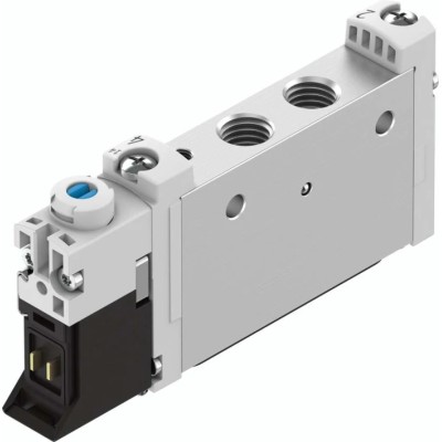 Festo Pneumatic Solenoid Valve 5/2 Monostable Electric 7 mm Port Size 24V VUVG-L10-M52-RT-M7-1P3