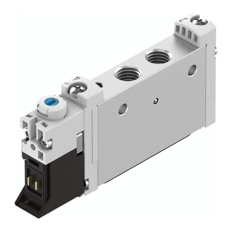 Festo Pneumatic Solenoid Valve 5/2 Monostable Electric 7 mm Port Size 24V VUVG-L10-M52-RT-M7-1P3