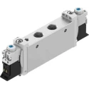Festo Solenoid Valve 5/3 Closed Electric G 1/8, Aluminium Alloy Body, 24V 0.7W, 650 L/min Flow VUVG-L14-P53C-T-G18-1P3