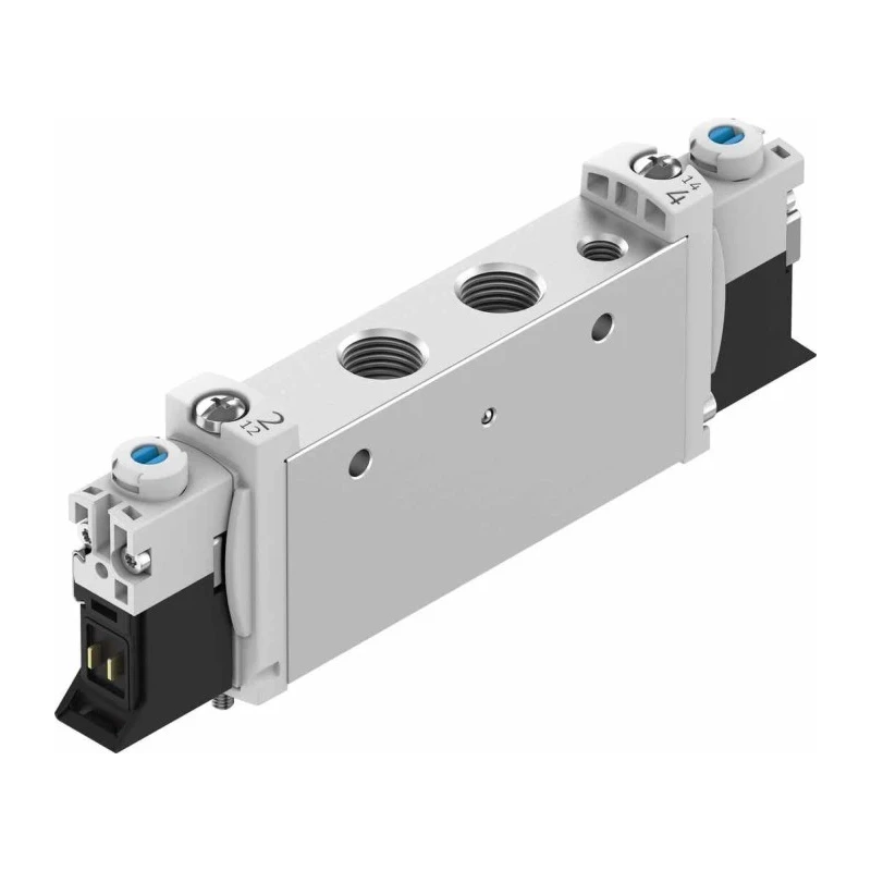 Festo Solenoid Valve 5/3 Closed Electric G 1/8, Aluminium Alloy Body, 24V 0.7W, 650 L/min Flow VUVG-L14-P53C-T-G18-1P3