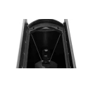 Rubbermaid Commercial Products Slim Jim Black Pedal Galvanised Steel Waste Bin 50L 1901993