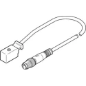 Festo KMYZ Series Plug Connector 0.5m Length for Vacuum Generators VAD-MYB, VADMI and Multi-pin KMYZ-2-24-M8-0,5-LED