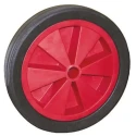 Guitel Hervieu Rubber Trolley Wheel 125 kg Load Capacity, 268mm Diameter, 57mm Width, Polypropylene Hub, Rubber Tyre 201-2825