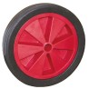 Guitel Hervieu Rubber Trolley Wheel 125 kg Load Capacity, 268mm Diameter, 57mm Width, Polypropylene Hub, Rubber Tyre 201-2825