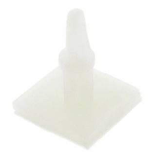 Essentra Nylon PCB Support with Adhesive Base 12.7 mm Height 22.9 mm Overall Height 4 mm PCB Hole LCBSB-08-01A-RT
