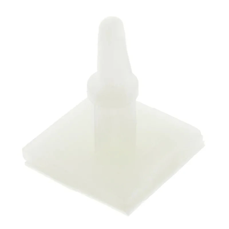 Essentra Nylon PCB Support with Adhesive Base 12.7 mm Height 22.9 mm Overall Height 4 mm PCB Hole LCBSB-08-01A-RT