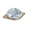 Trelleborg Round M12 Anti-Vibration Mount with 180 kg Compression Load, 12mm Bore Diameter, 94 mm Outside Diameter 10-00165