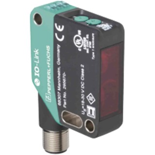 Pepperl + Fuchs Retroreflective Distance Sensor, Block Sensor, 300 mm Detection Range, NPN/PNP Output OMT300-R200-IEP-IO-V1
