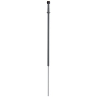 Vikan Grey Aluminium Telescopic Mop Handle 1.24 m Diameter 29 mm for Use with Vikan Mop Frame 296218