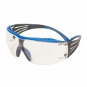 3M SecureFit Over Specs Safety Glasses Polycarbonate Lens Anti-Scratch Anti-Fog Coating SF401XSGAF-BLU