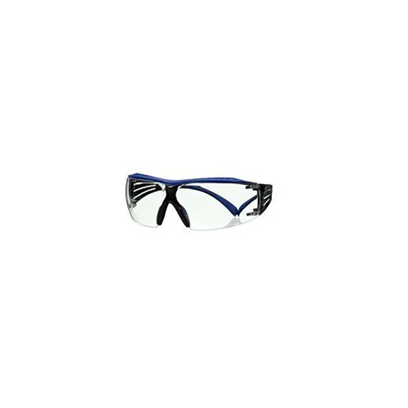 3M SecureFit Over Specs Safety Glasses Polycarbonate Lens Anti-Scratch Anti-Fog Coating SF401XSGAF-BLU