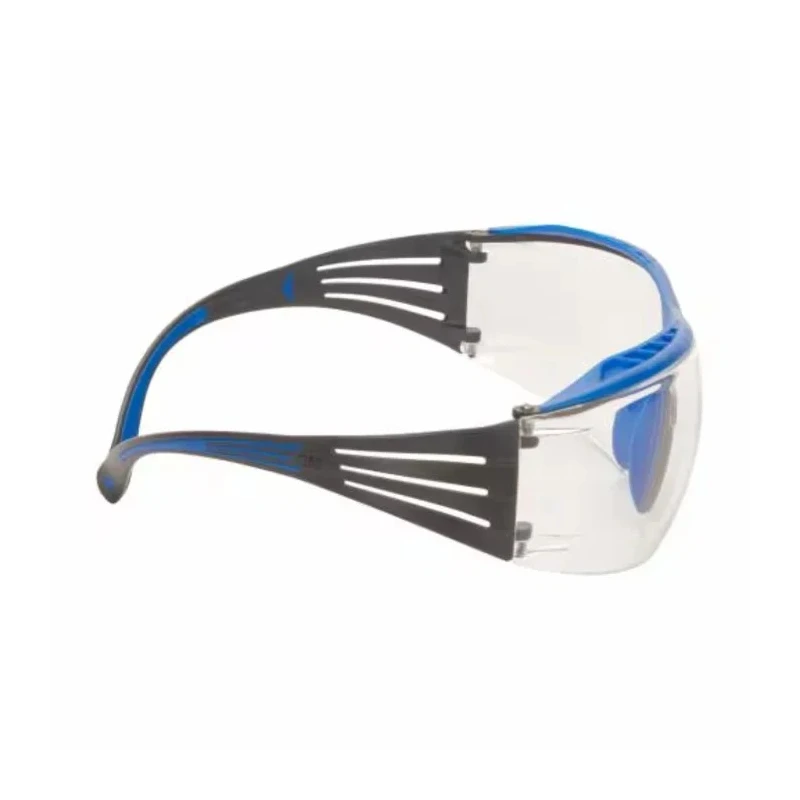3M SecureFit Over Specs Safety Glasses Polycarbonate Lens Anti-Scratch Anti-Fog Coating SF401XSGAF-BLU