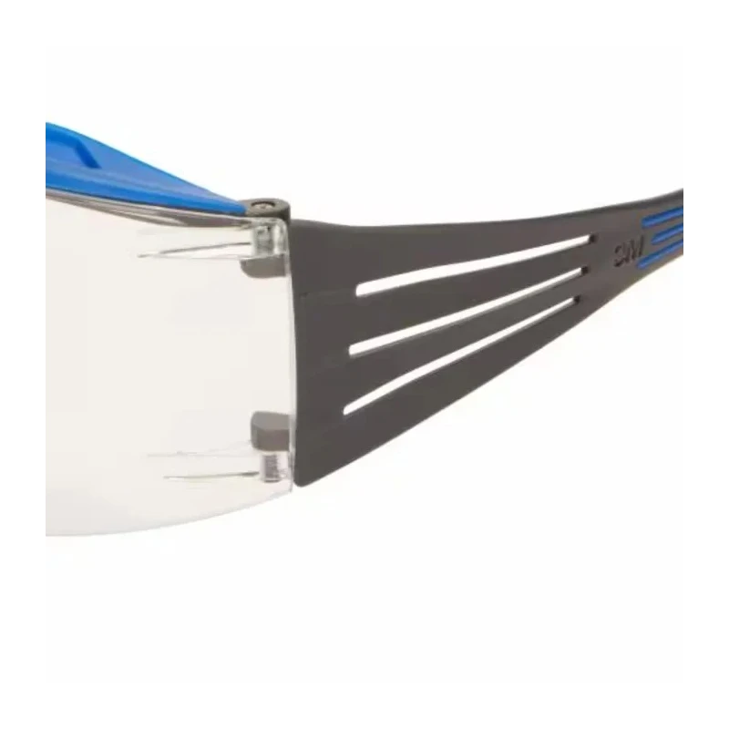 3M SecureFit Over Specs Safety Glasses Polycarbonate Lens Anti-Scratch Anti-Fog Coating SF401XSGAF-BLU