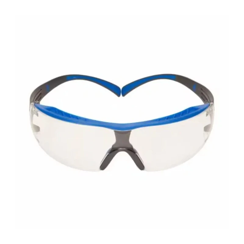 3M SecureFit Over Specs Safety Glasses Polycarbonate Lens Anti-Scratch Anti-Fog Coating SF401XSGAF-BLU