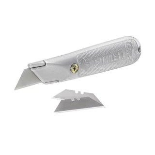 Stanley Safety Knife with Straight Retractable Blade 60 mm Utility Knife 2-10-199