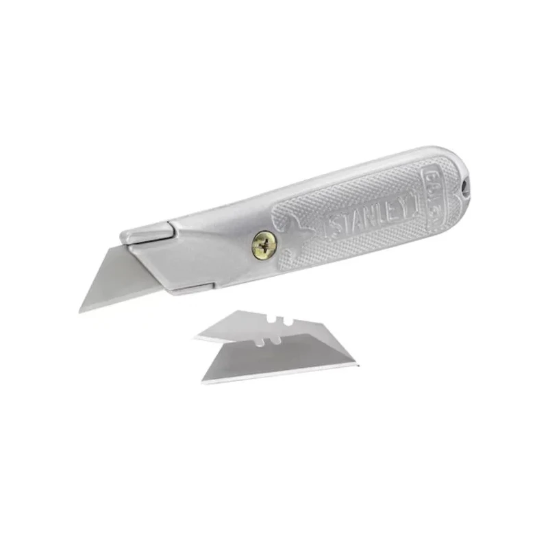 Stanley Safety Knife with Straight Retractable Blade 60 mm Utility Knife 2-10-199