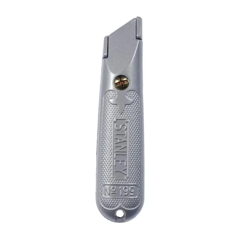 Stanley Safety Knife with Straight Retractable Blade 60 mm Utility Knife 2-10-199