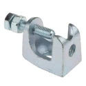 RS PRO Beam Clamp M10 Steel, 10mm Hole Diameter, 18mm Maximum Flange Thickness, Maximum Load 60kg 203-7638