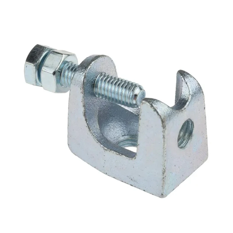 RS PRO Beam Clamp M10 Steel, 10mm Hole Diameter, 18mm Maximum Flange Thickness, Maximum Load 60kg 203-7638