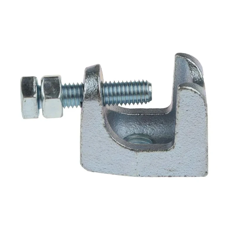 RS PRO Beam Clamp M10 Steel, 10mm Hole Diameter, 18mm Maximum Flange Thickness, Maximum Load 60kg 203-7638